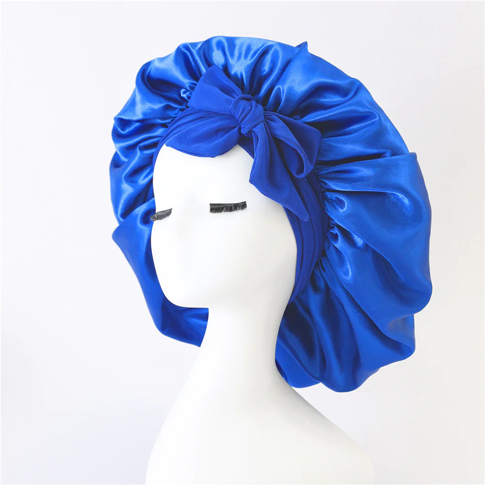 Silk Satin Bonnet – For All Hair Types