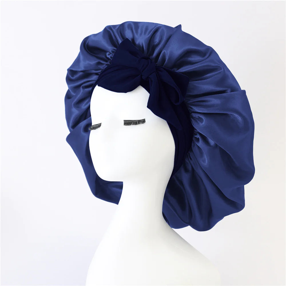 Silk Satin Bonnet – For All Hair Types