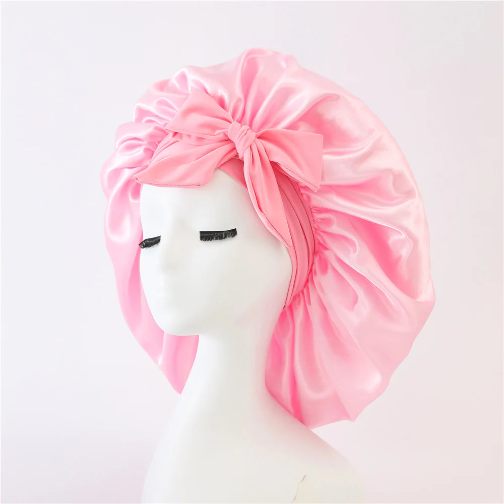 Silk Satin Bonnet – For All Hair Types