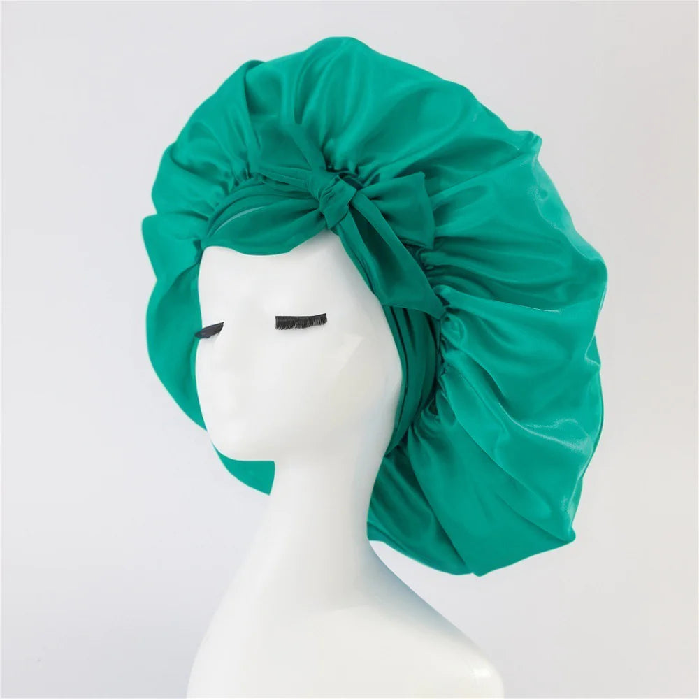 Silk Satin Bonnet – For All Hair Types