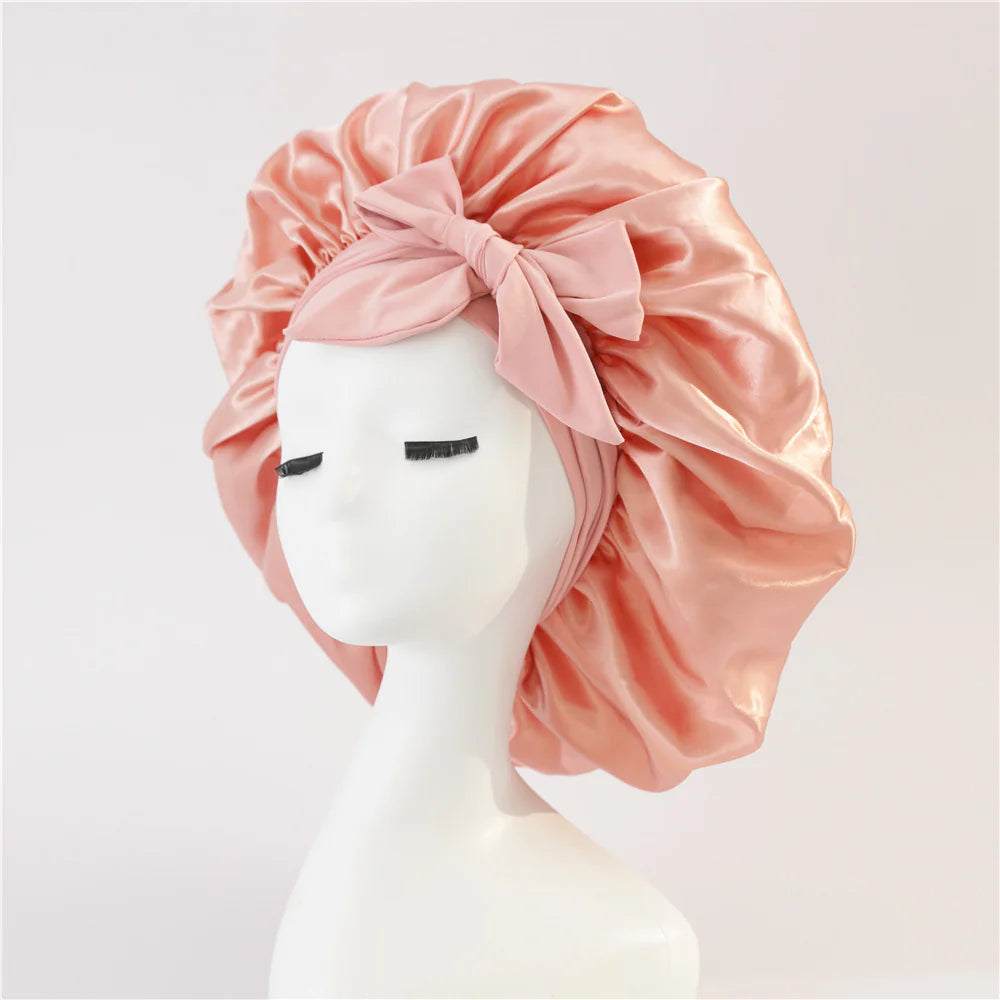 Silk Satin Bonnet – For All Hair Types