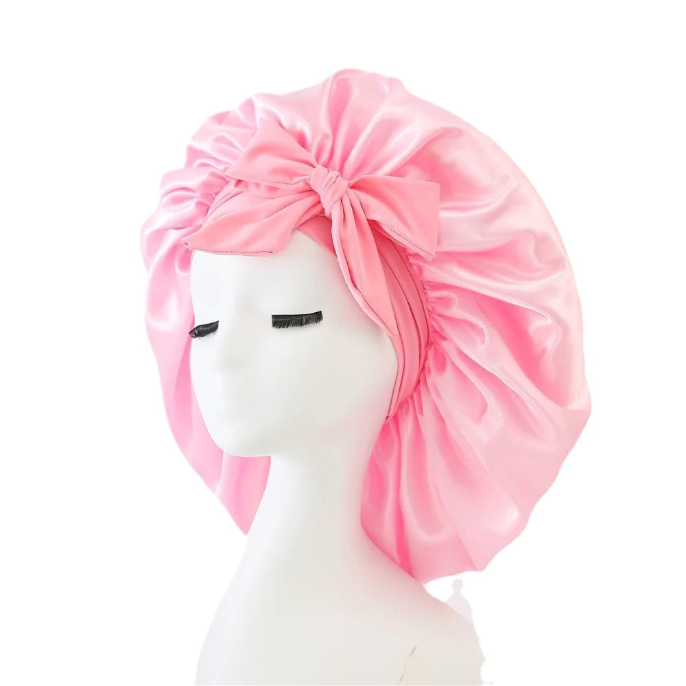 Silk Satin Bonnet – For All Hair Types