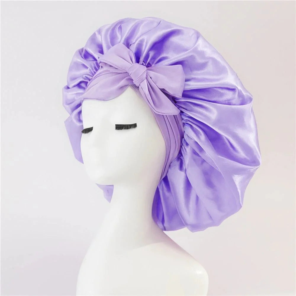Silk Satin Bonnet – For All Hair Types